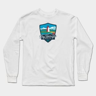 Dry Tortugas National Park Minimalistic Emblem Long Sleeve T-Shirt